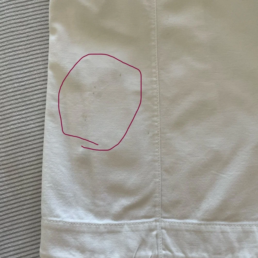 Eileen Fisher White Organic Cotton Canvas Jacket Blazer S EUC - Picture 12 of 16